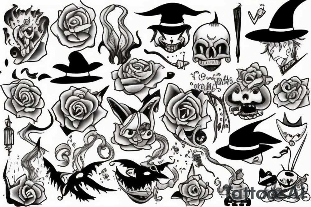 Witch tattoo idea