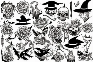Witch tattoo idea