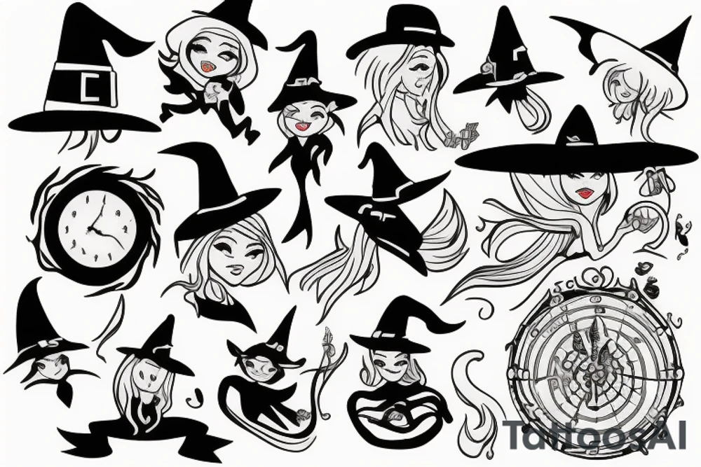 Witch tattoo idea