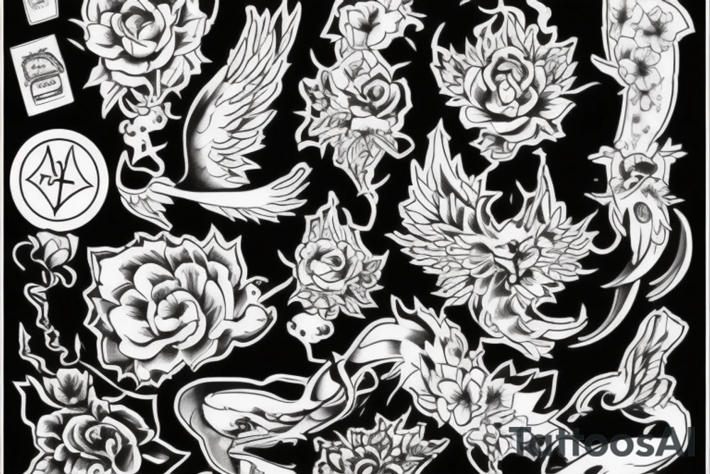 Дерево смерти , череп , чёрная, блэкворк tattoo idea