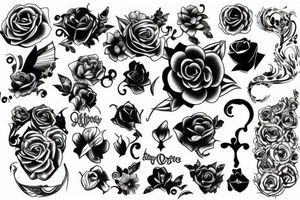 Black work tattoo idea