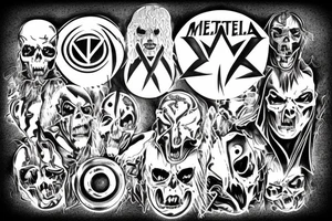 Metalica logo but spelt metallica tattoo idea