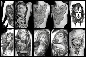 An angel of justice tattoo idea