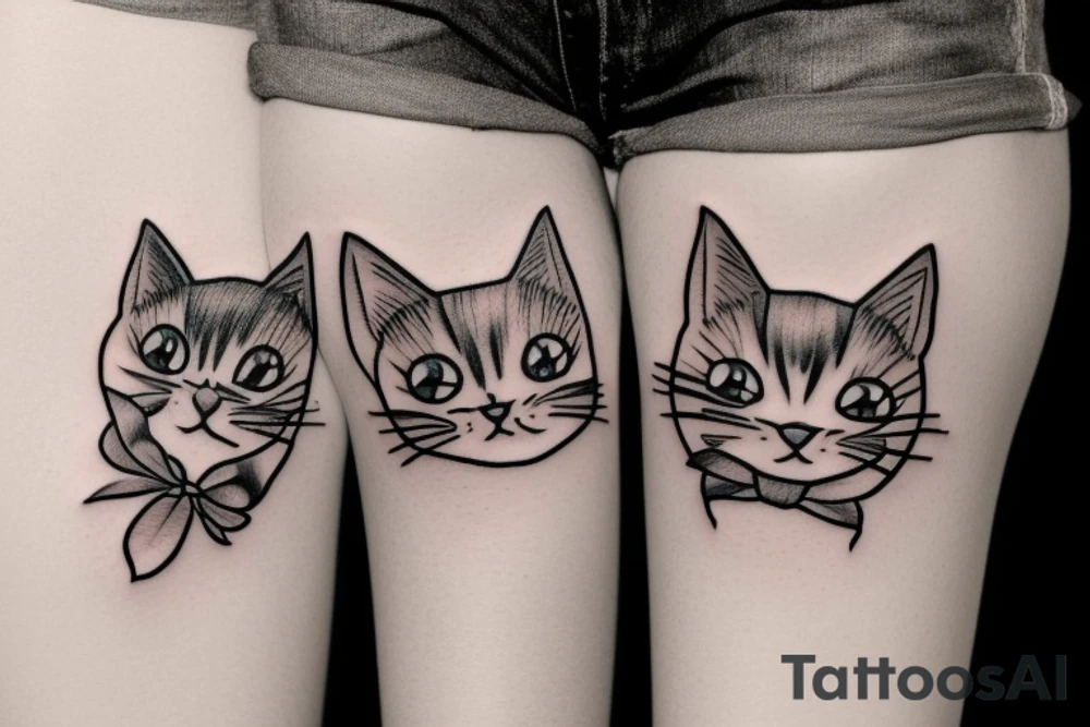 kitty tattoo idea