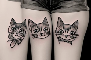 kitty tattoo idea