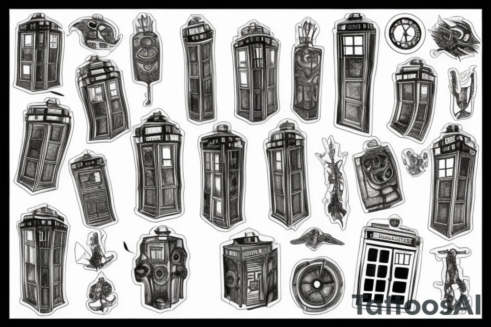 Tardis tattoo idea