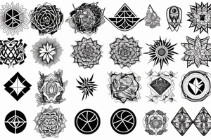 modern tattoo, that symbols libra, air, spirit, nature and spiritual tattoo idea
