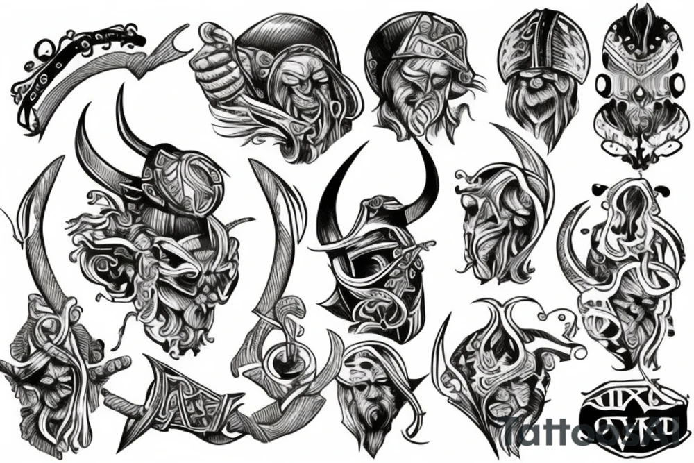 Viking tattoo tattoo idea