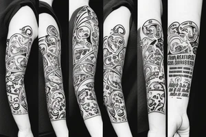 to contain the phrase A->B, about a love tattoo idea