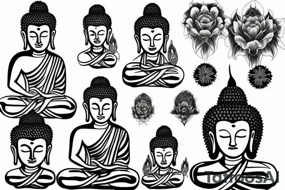 Buddha tattoo idea