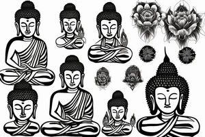 Buddha tattoo idea
