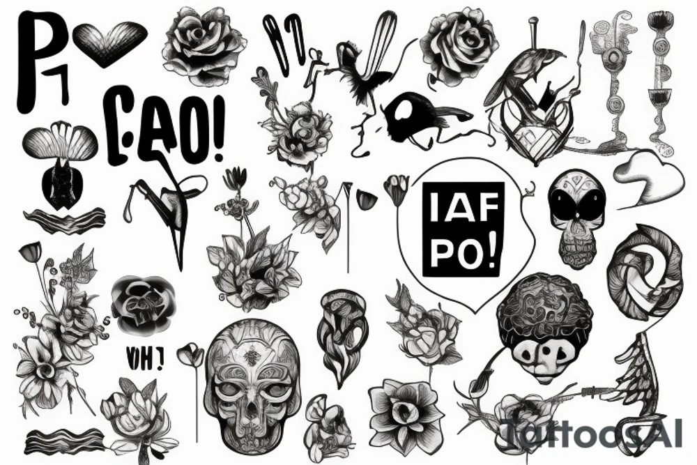 to contain the phrase A->B tattoo idea