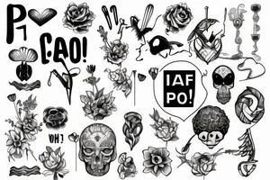 to contain the phrase A->B tattoo idea