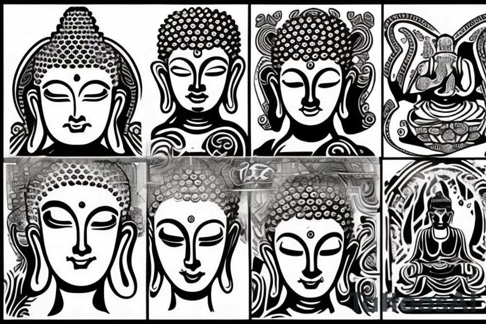 Buddha tattoo idea