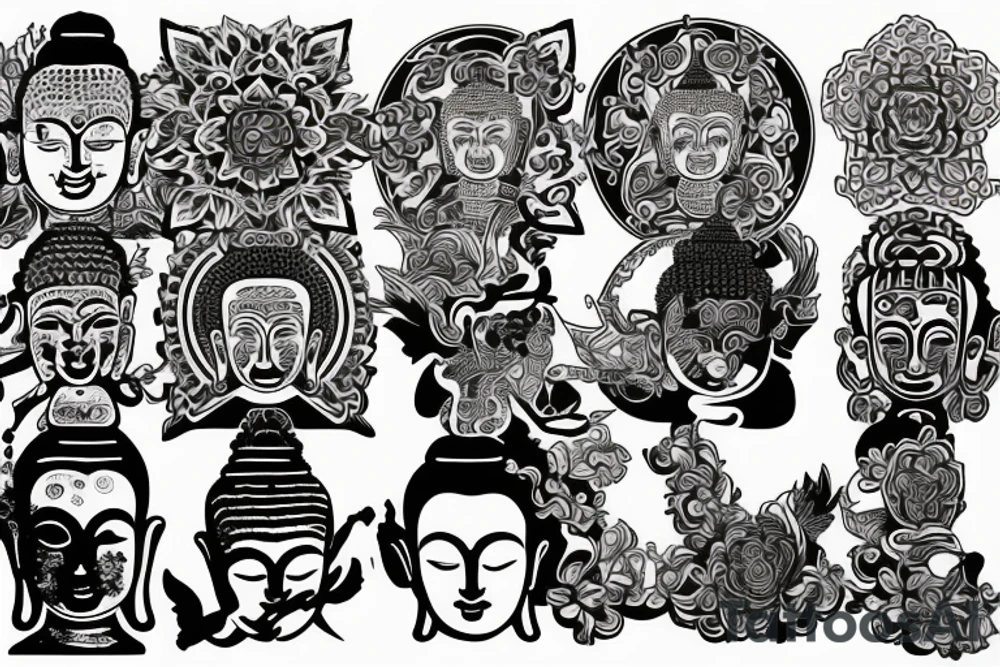 Buddha tattoo idea