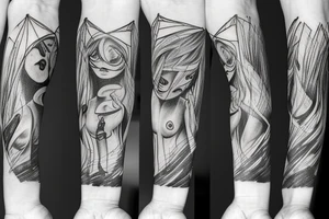 tattoo depression lighting connection nature forearm man tattoo idea