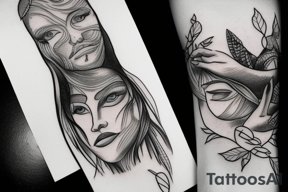 tattoo depression lighting connection nature forearm man tattoo idea