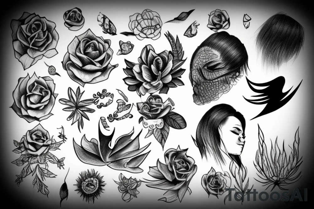 depression inlightment connection nature tattoo idea