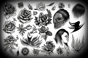 depression inlightment connection nature tattoo idea