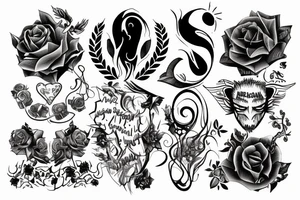 depression inlightment connection tattoo idea