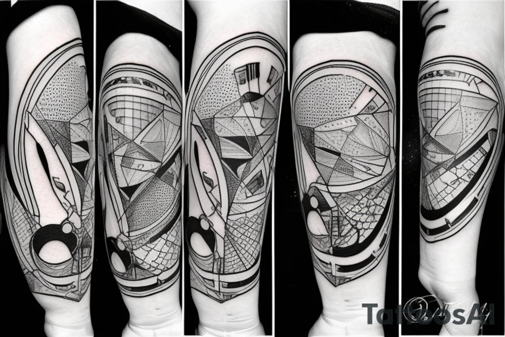 Airplane cigarettes wine phone calls tattoo idea