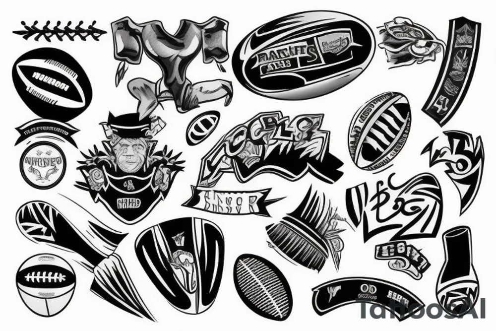 rugby tattoo idea