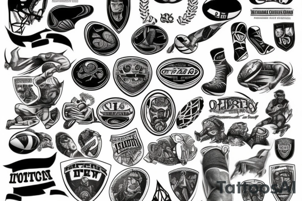rugby tattoo idea