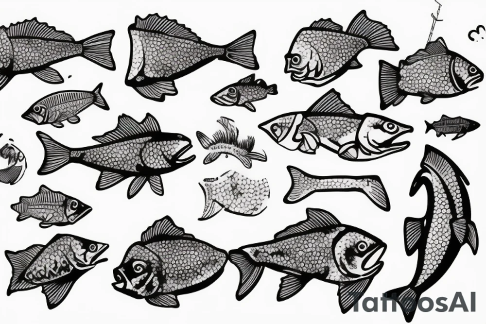 Florida fishing tattoo idea