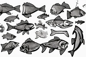Florida fishing tattoo idea