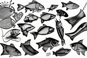 Florida fishing tattoo idea