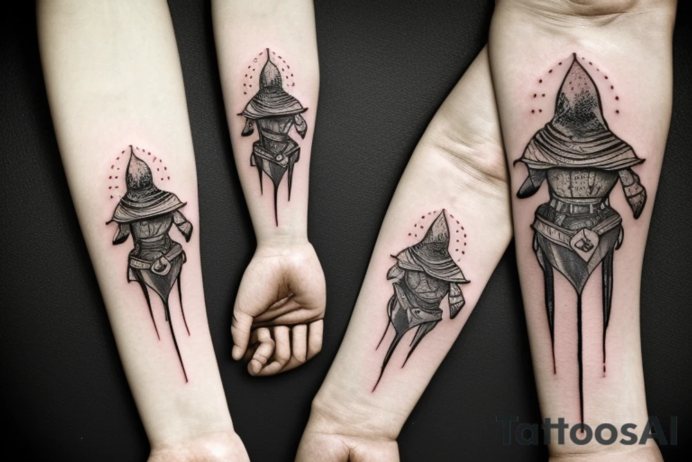 Symbolic tattoo from game dark souls tattoo idea