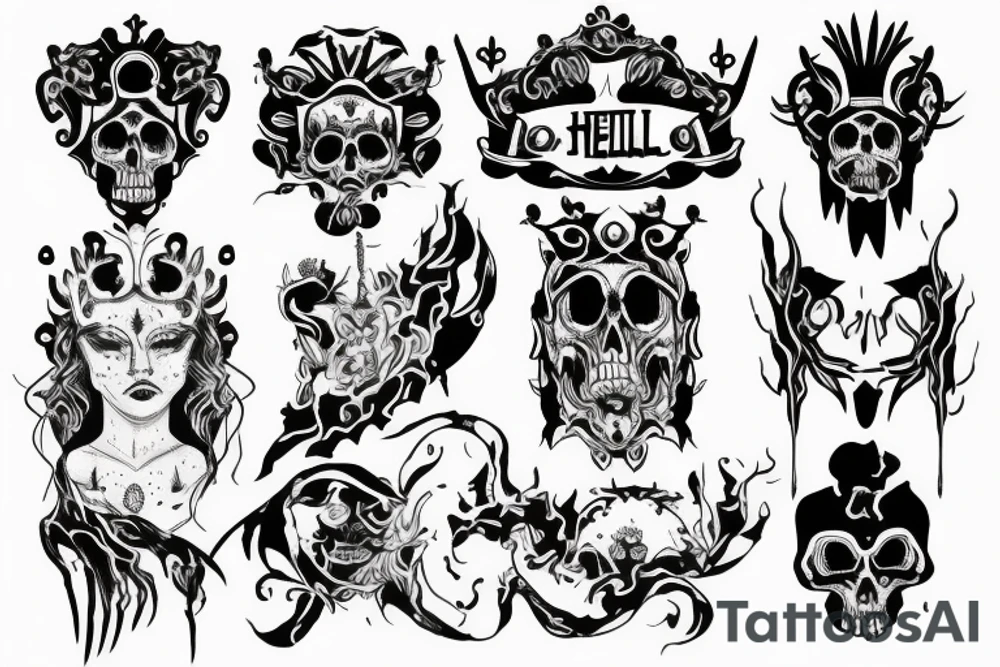 King of the hell tattoo idea