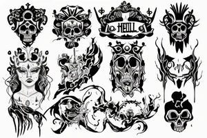 King of the hell tattoo idea