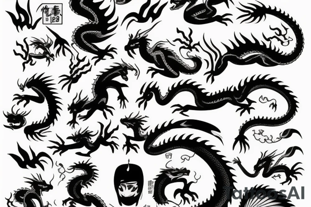 Dragon tattoo idea