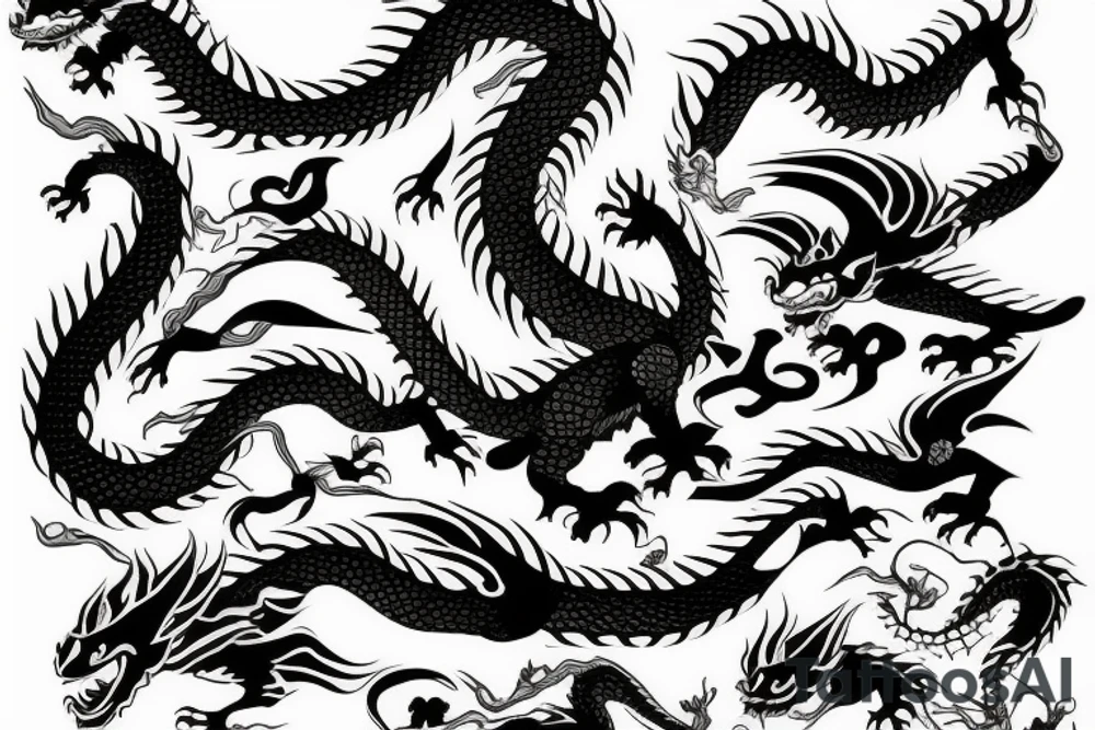 Dragon tattoo idea