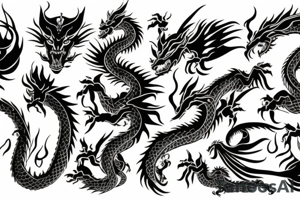 Dragon tattoo idea