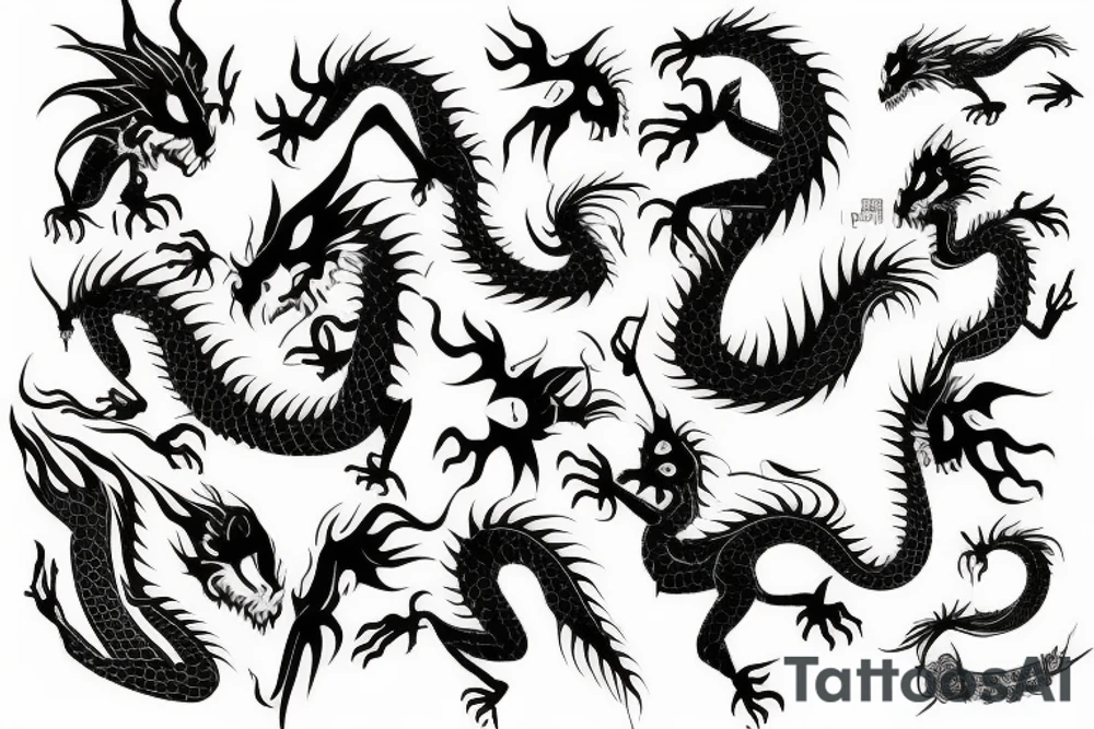 Dragon tattoo idea