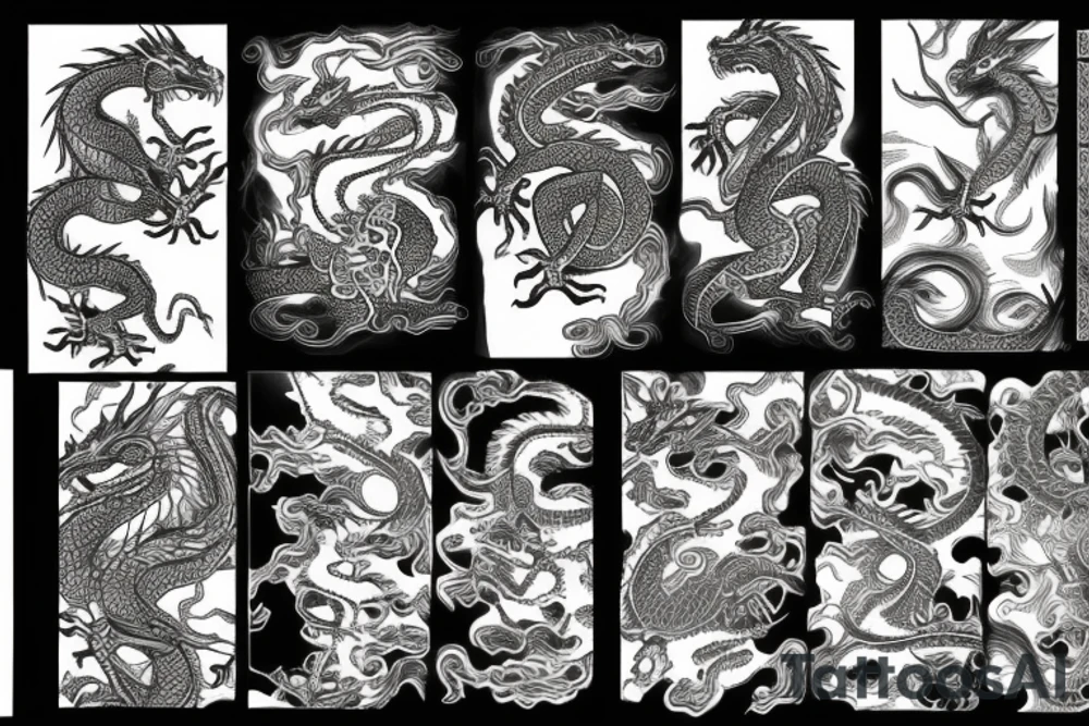 Dragon tattoo idea