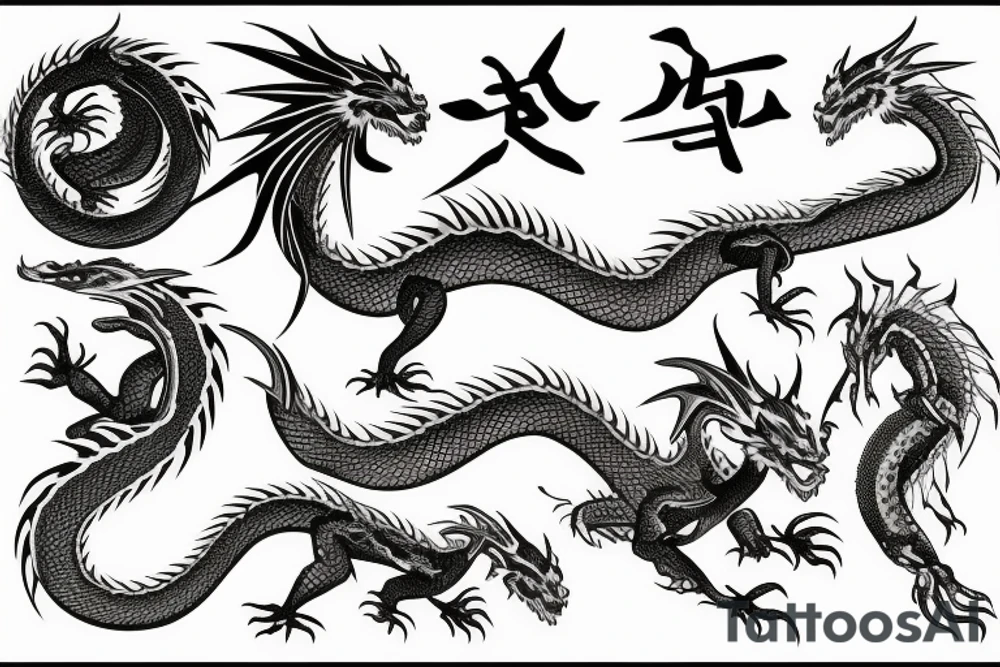 Dragon tattoo idea