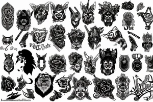 Kinglion tattoo idea