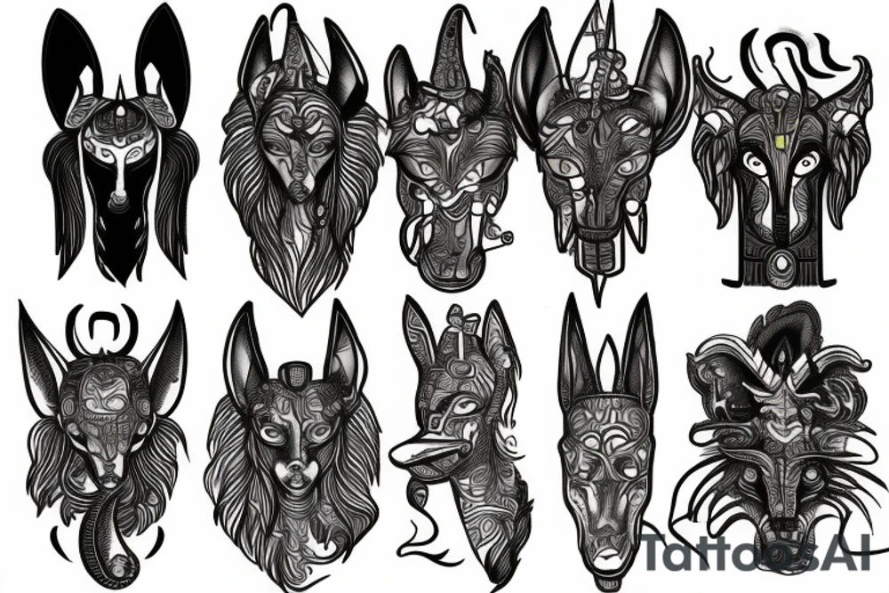 Anubis tattoo idea