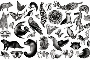 Nature animals tattoo idea