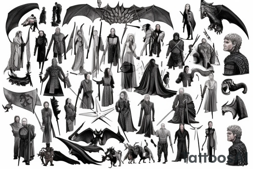 Game Of thrones tattoo idea