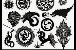 Game Of thrones tattoo idea