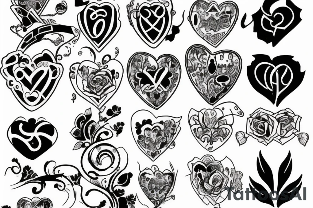 something related to love and house tattoo idea