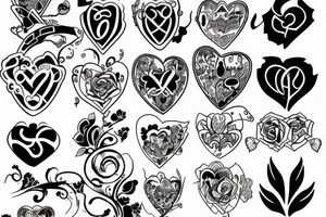 something related to love and house tattoo idea