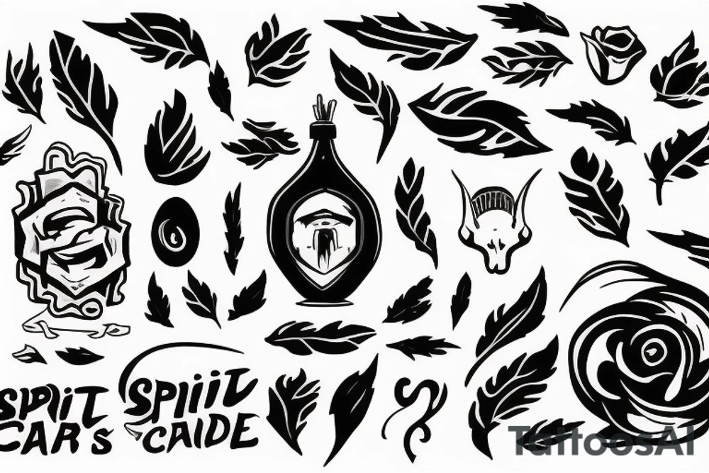 The spirit carries on tattoo idea