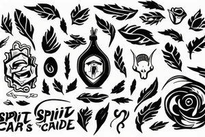 The spirit carries on tattoo idea