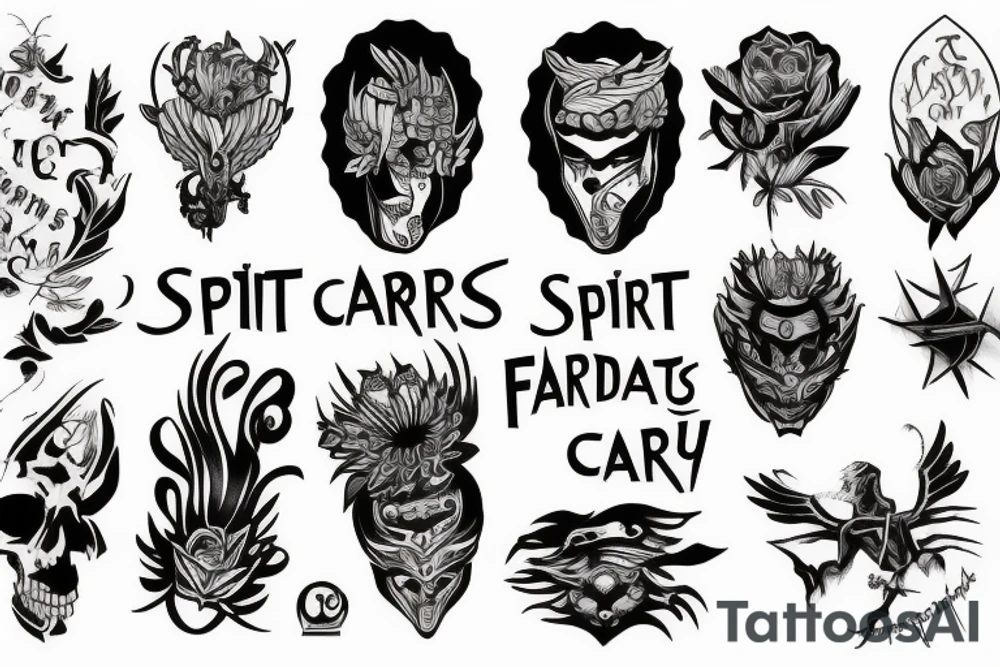 The spirit carries on tattoo idea