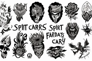 The spirit carries on tattoo idea